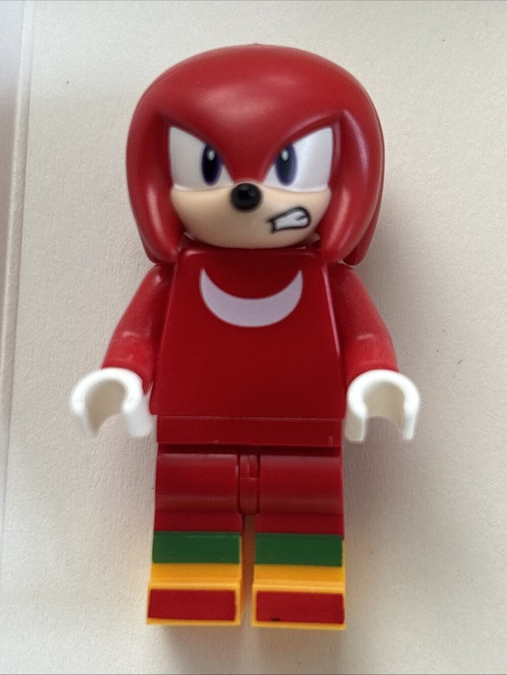 Lego Sonic Knuckles Minifigure #son021 Set #77005 Knuckles vs. Dr. Eggman